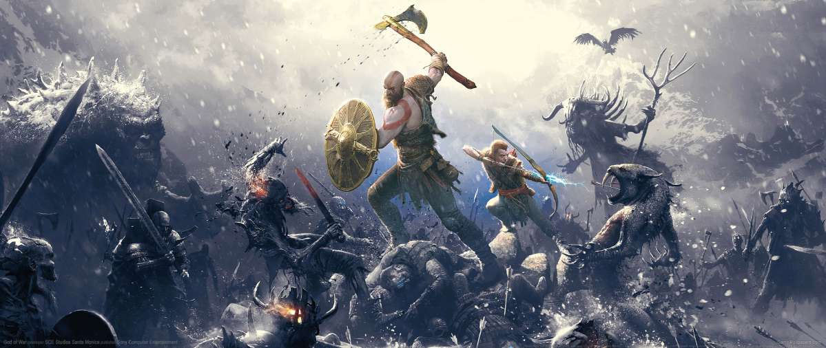 God of War 2017 ultrawide wallpaper or background 08