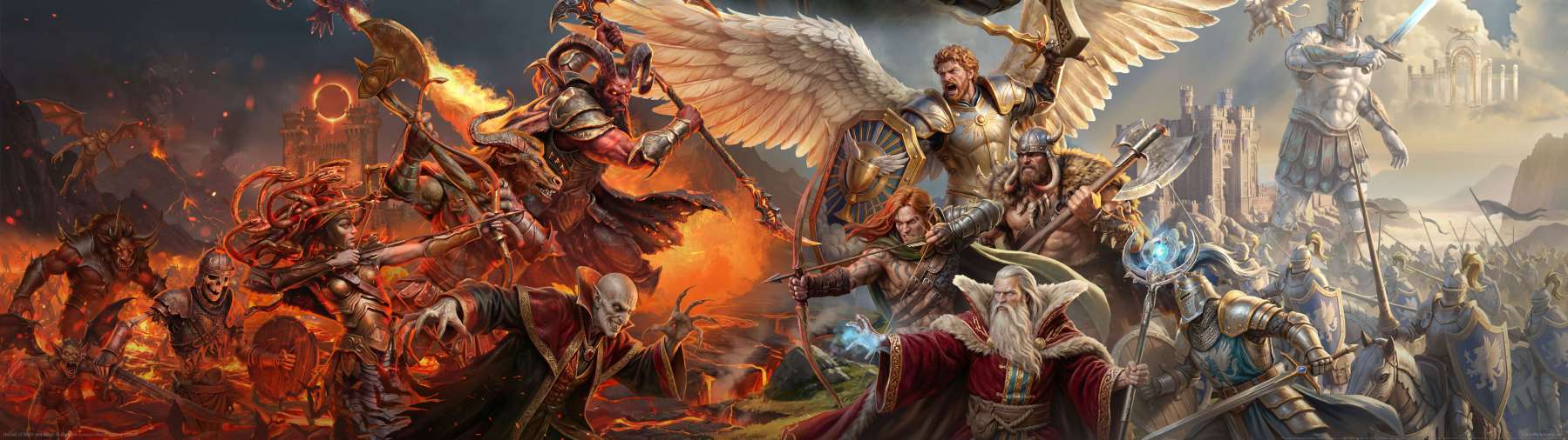 Heroes of Might and Magic 3 Remake superwide wallpaper or background 01