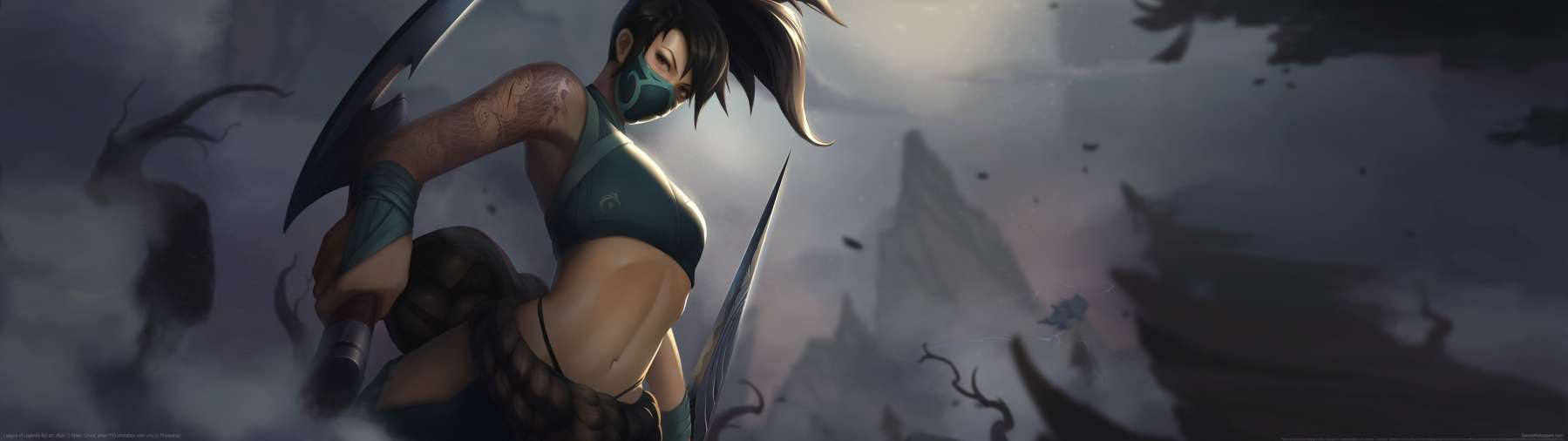 League of Legends fan art superwide wallpaper or background 17
