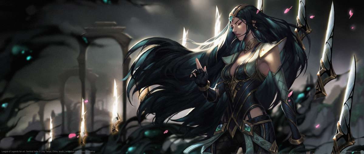 League of Legends fan art ultrawide wallpaper or background 19