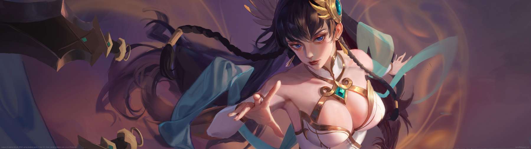 League of Legends fan art superwide wallpaper or background 32