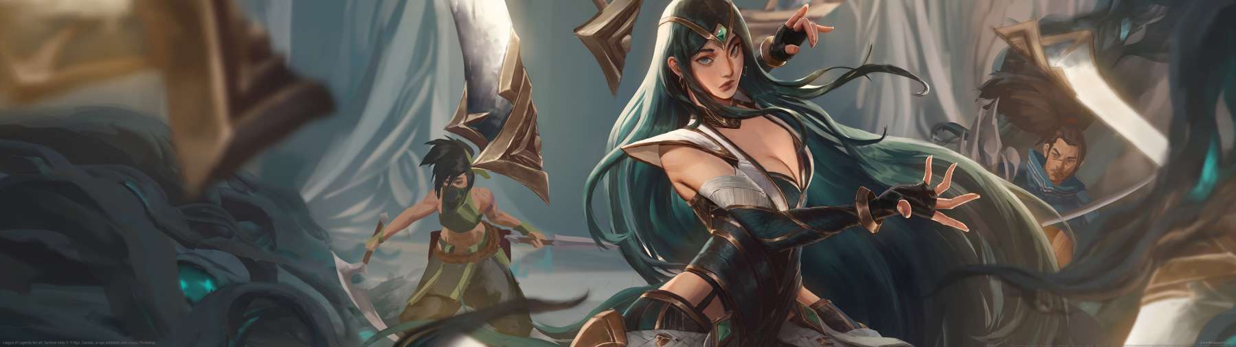 League of Legends fan art superwide wallpaper or background 35
