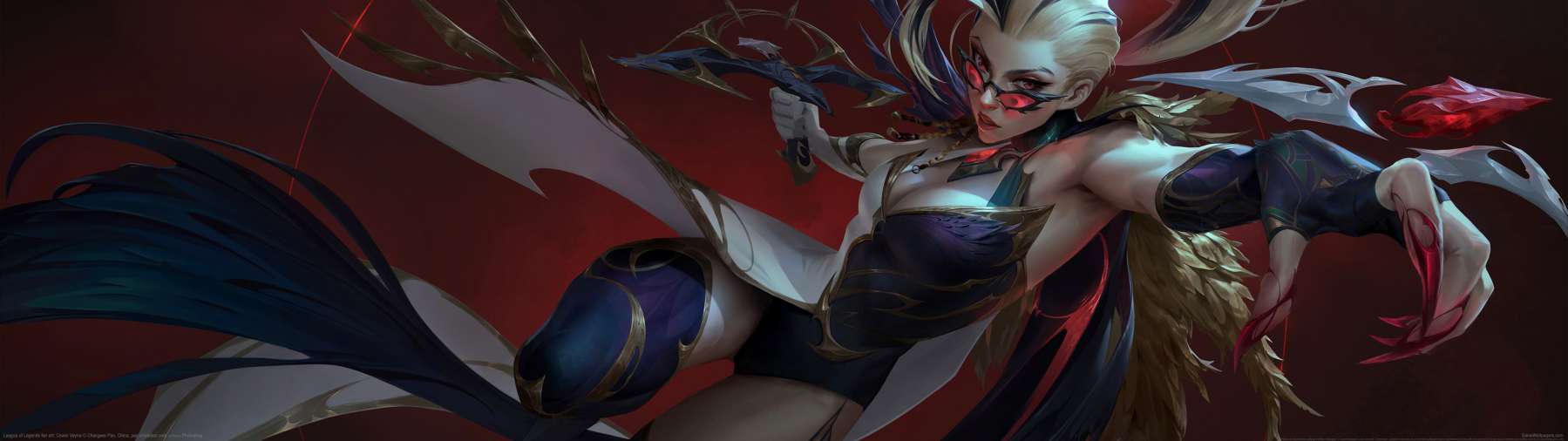 League of Legends fan art superwide wallpaper or background 43