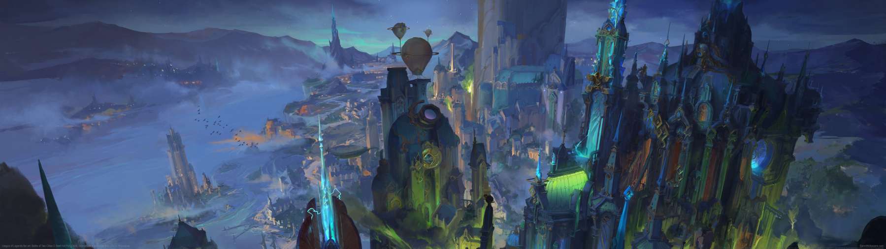 League of Legends fan art superwide wallpaper or background 54