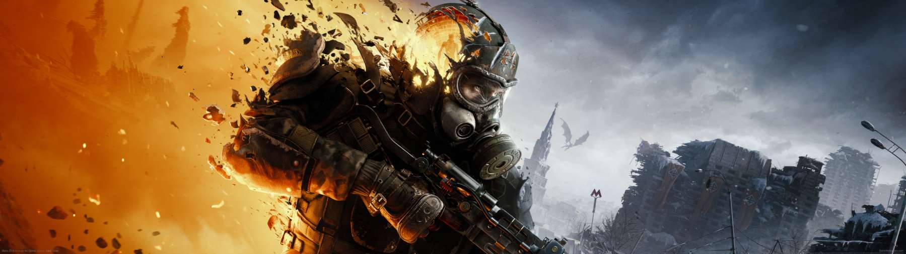 Metro 2039 superwide wallpaper or background 01