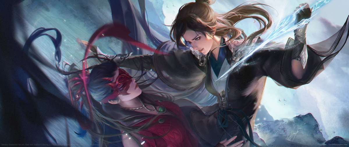 Naraka: Bladepoint fan art ultrawide wallpaper or background 02