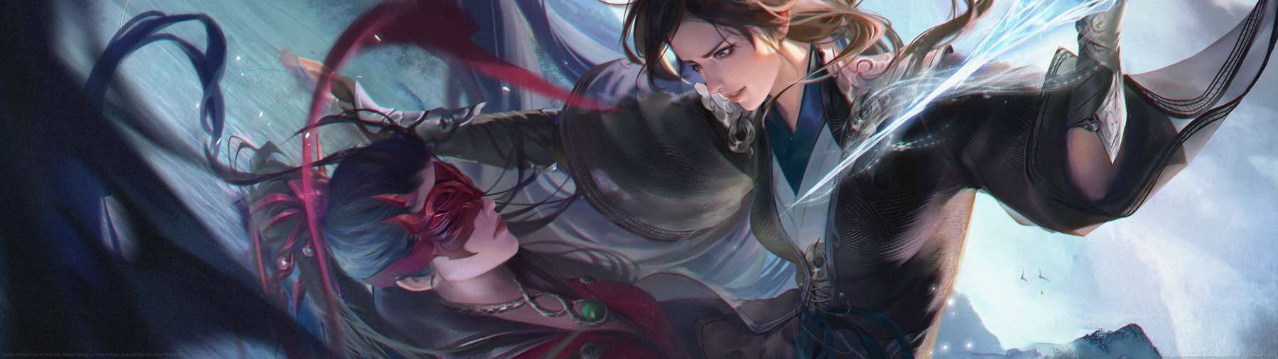 Naraka: Bladepoint fan art superwide wallpaper or background 02
