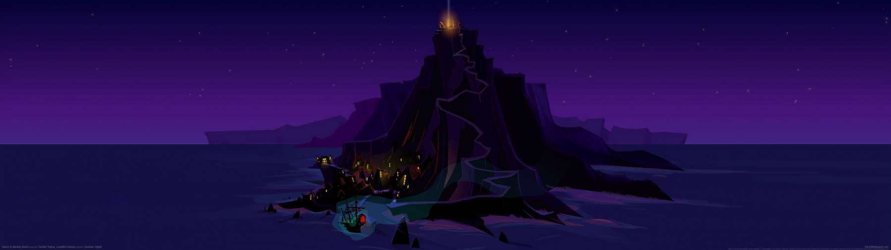 Return to Monkey Island superwide wallpaper or background 01