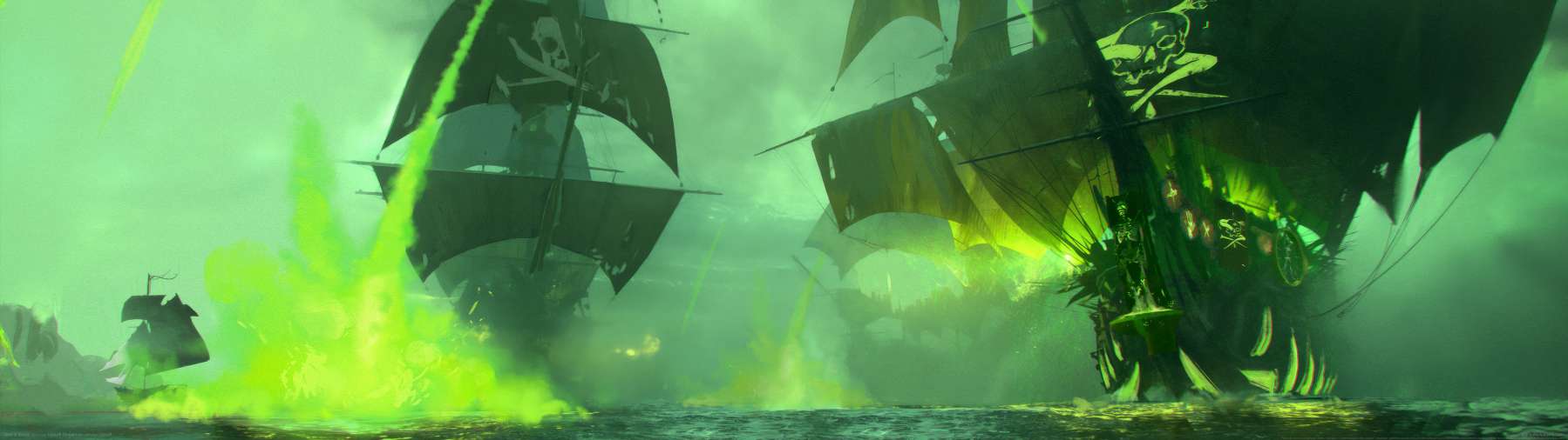 Skull & Bones superwide wallpaper or background 10