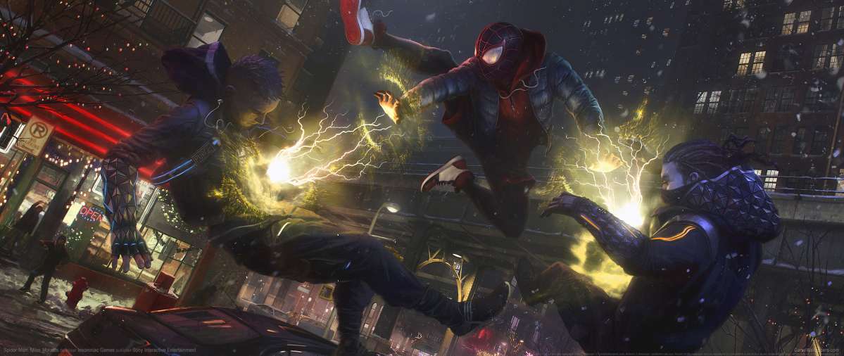 Spider-Man: Miles Morales ultrawide wallpaper or background 02