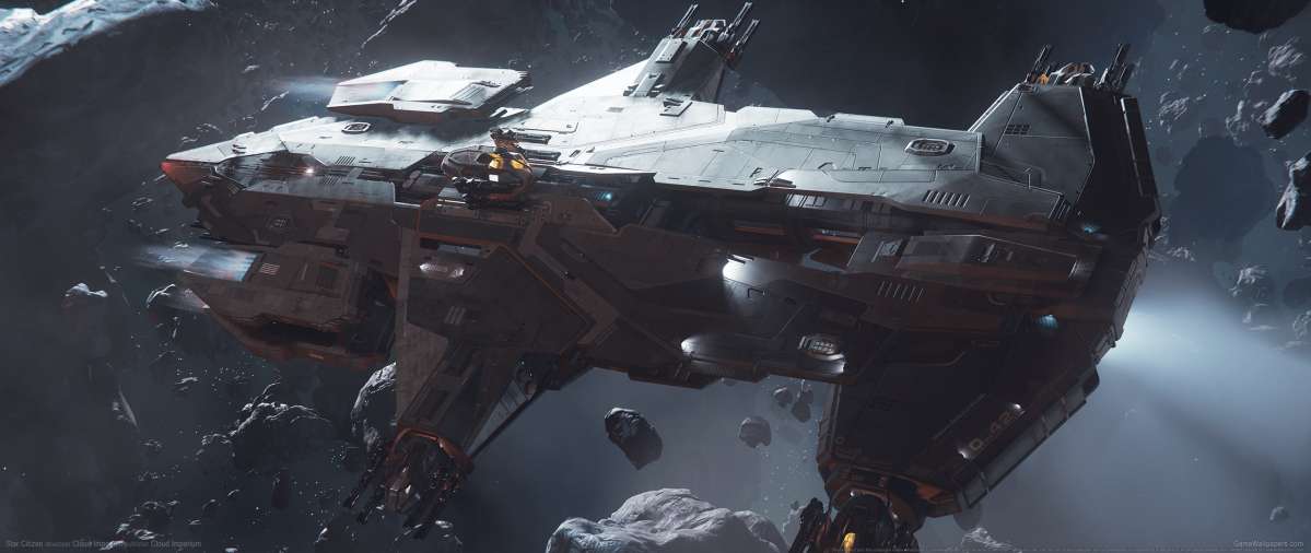 Download wallpaper 2560x1440 arrow, spaceship, star citizen, dual wide 16:9  2560x1440 hd background, 15868