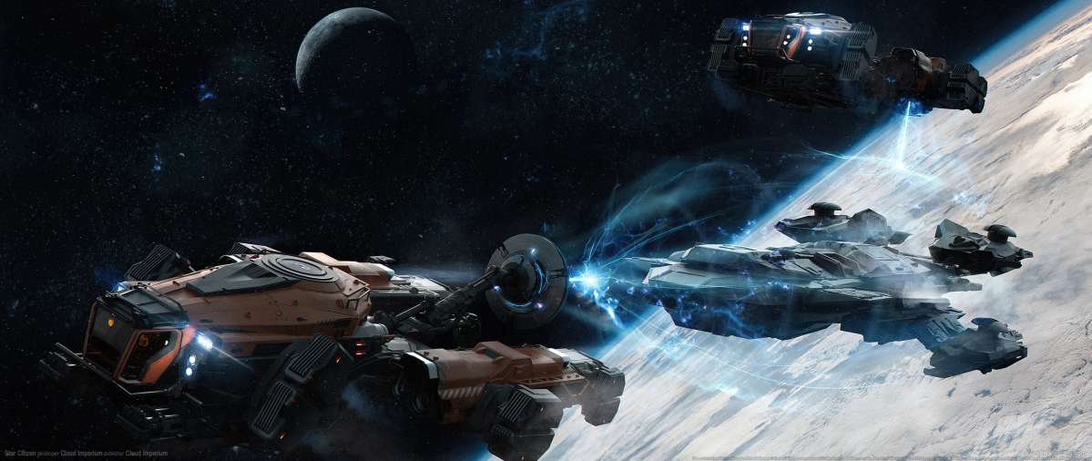 Download wallpaper 2560x1440 arrow, spaceship, star citizen, dual wide 16:9  2560x1440 hd background, 15868