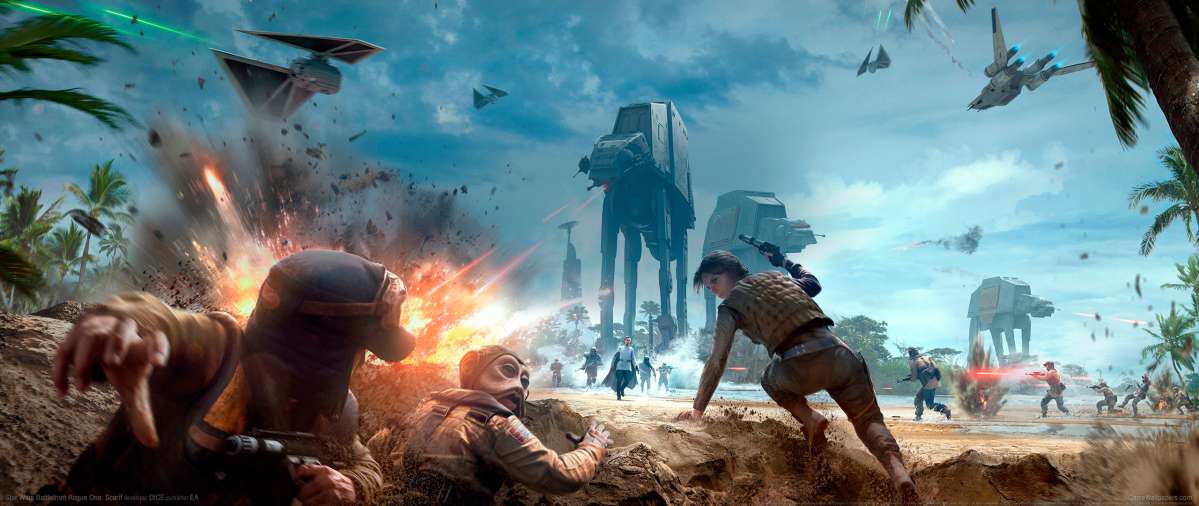 Star Wars Battlefront Rogue One Scarif Ultrawide 21 9