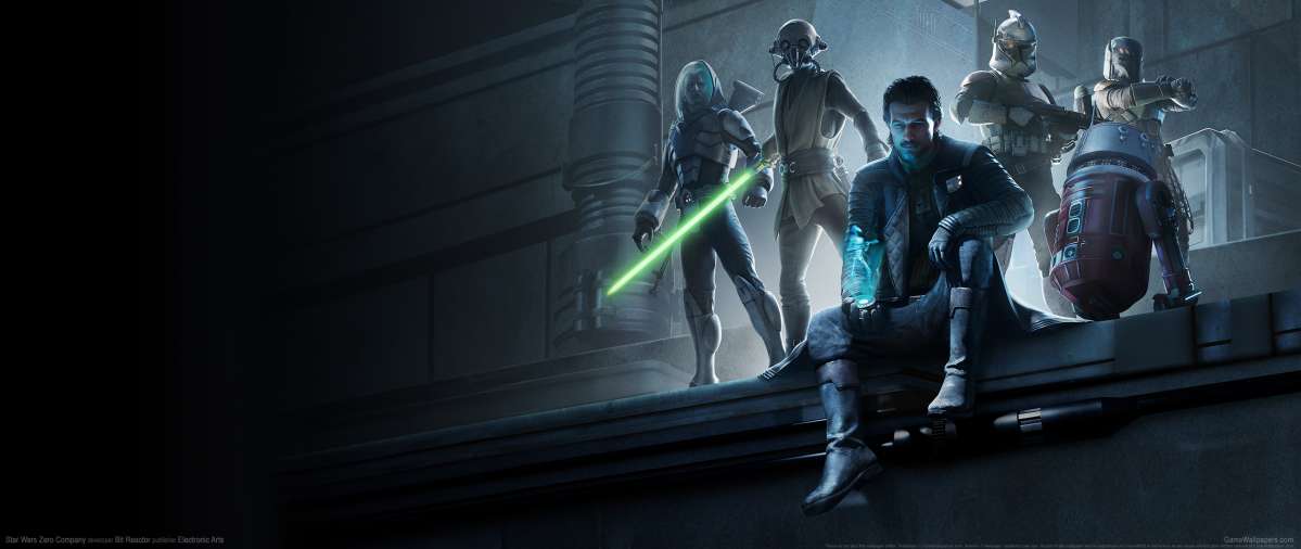 Star Wars Zero Company ultrawide wallpaper or background 01