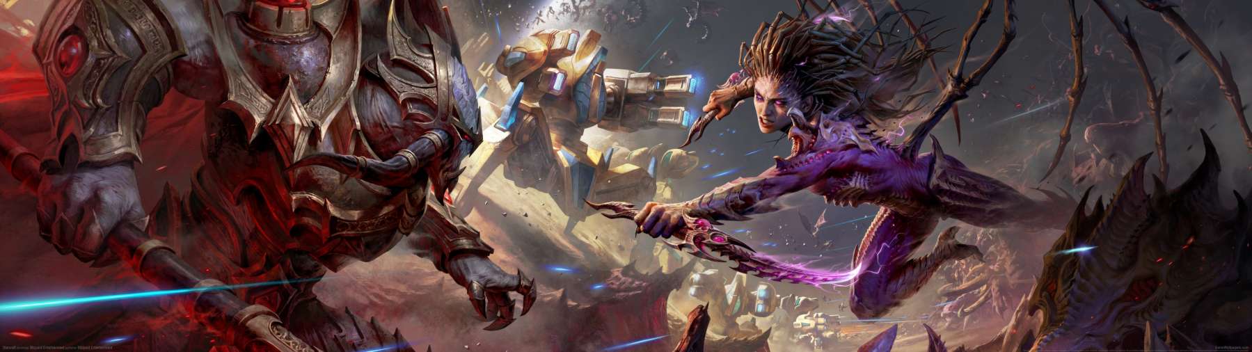 Starcraft superwide wallpaper or background 02