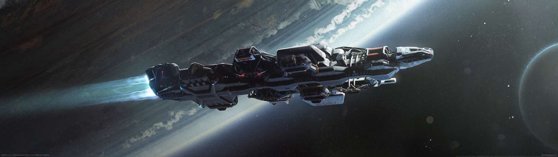 Starfield superwide wallpaper or background 02
