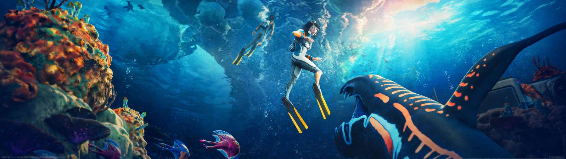 Subnautica 2 superwide wallpaper or background 01