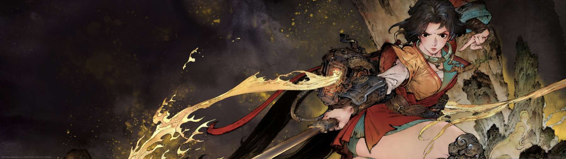 Sword Sage: Awakening superwide wallpaper or background 01