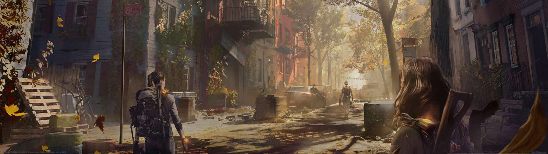 Tom Clancy's The Division 2 - Battle for Brooklyn superwide wallpaper or background 01