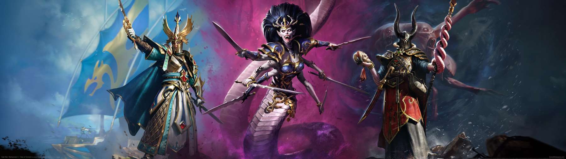 Total War: Warhammer 3 - Tides of Torment superwide wallpaper or background 01