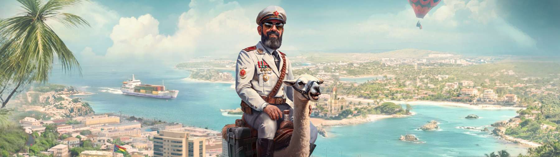 Tropico 7 superwide wallpaper or background 01