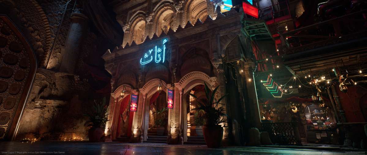 Unreal Engine 5 MegaLights wallpaper or background