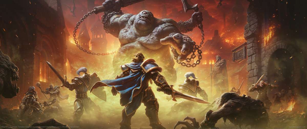 Warcraft 3 Reforged: Forsaken Kingdom ultrawide wallpaper or background 01