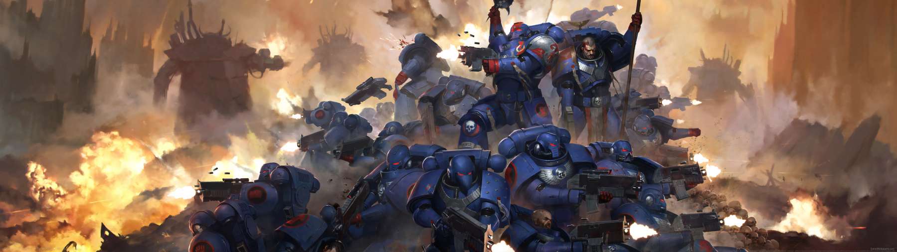 Warhammer 40,000 superwide wallpaper or background 07