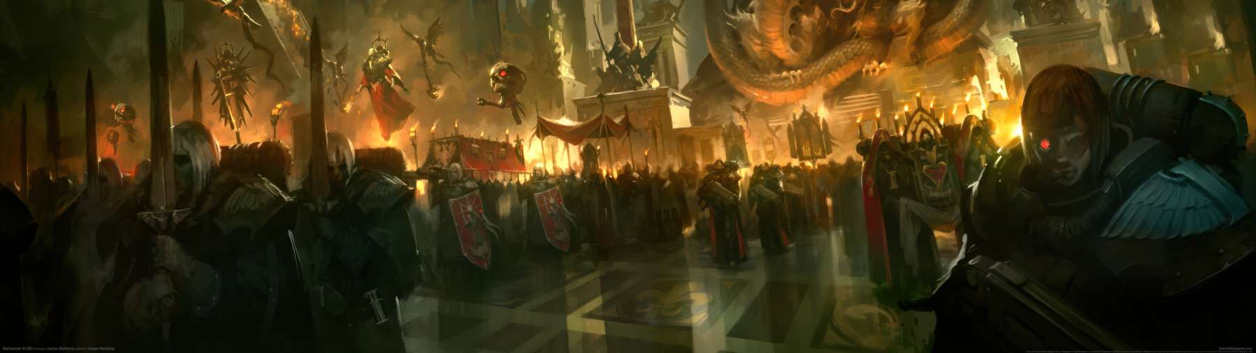 Warhammer 40,000 superwide wallpaper or background 21