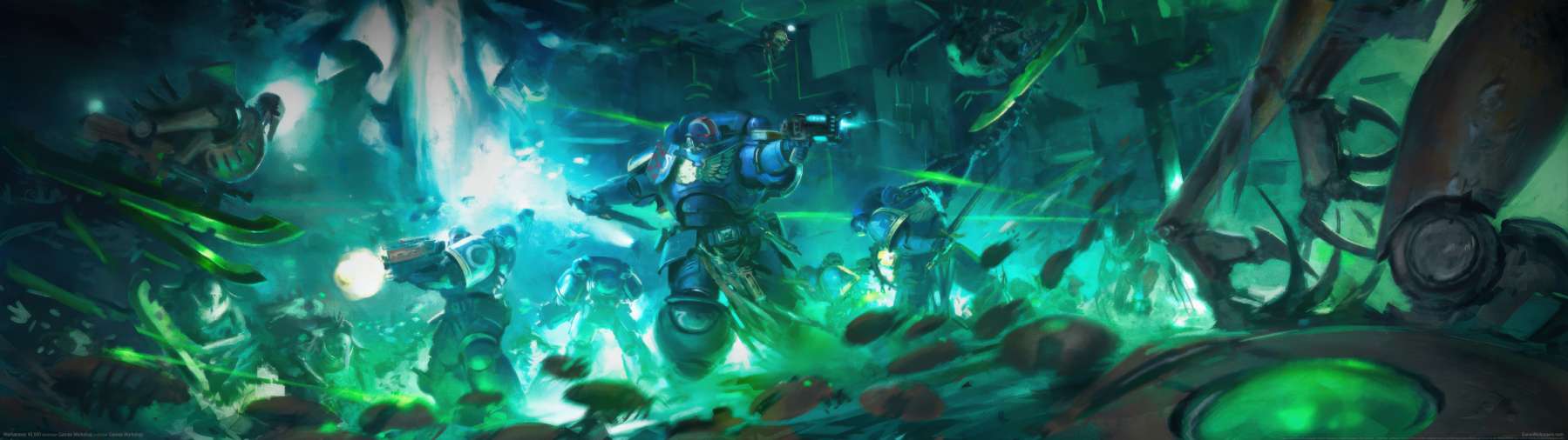 Warhammer 40,000 superwide wallpaper or background 22