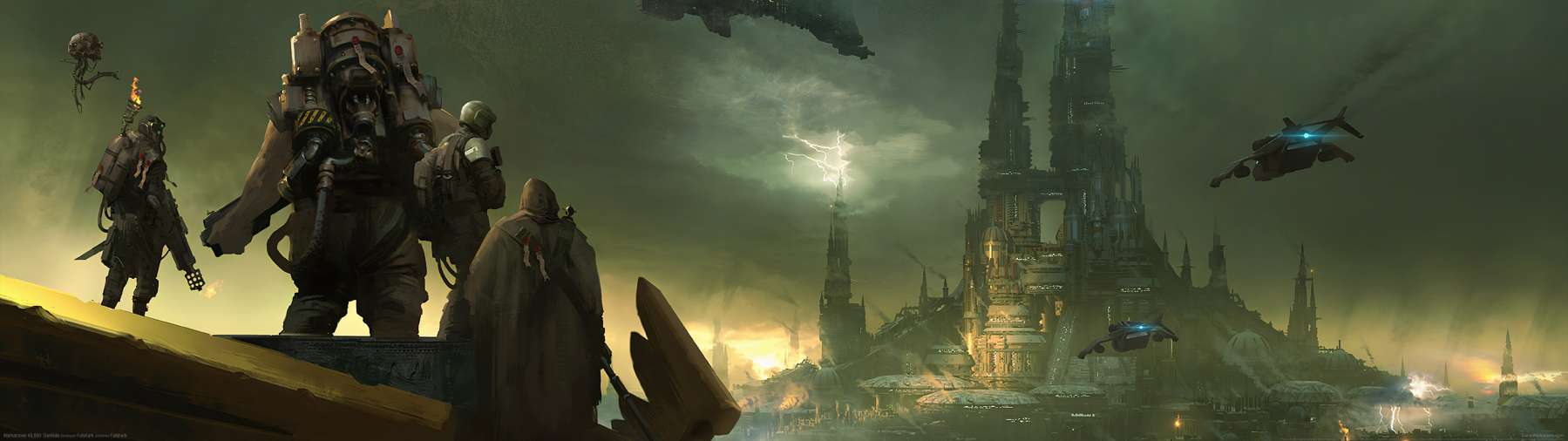 Warhammer 40,000: Darktide superwide wallpaper or background 01