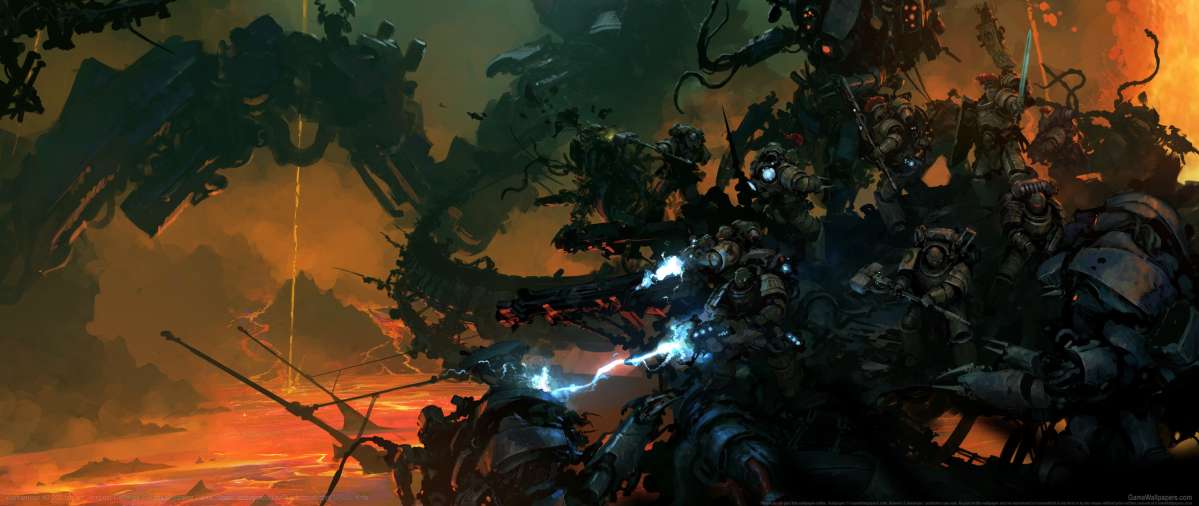 Warhammer 40,000 fan art ultrawide wallpaper or background 16