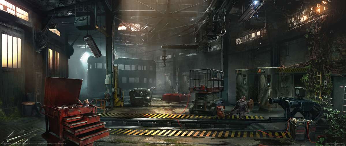 Wolfenstein 2: The New Colossus ultrawide wallpaper or background 07