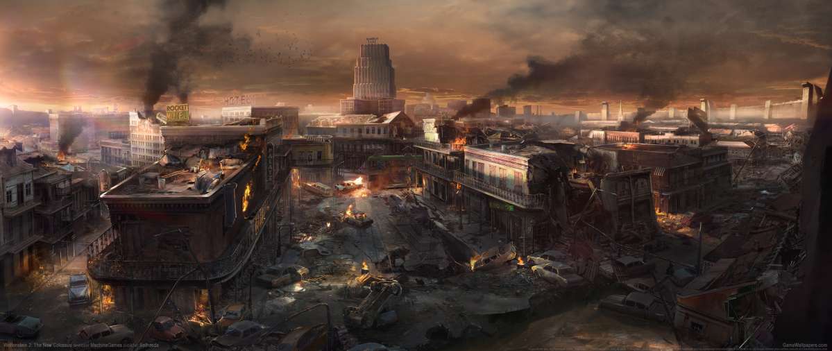 Wolfenstein 2: The New Colossus ultrawide wallpaper or background 09