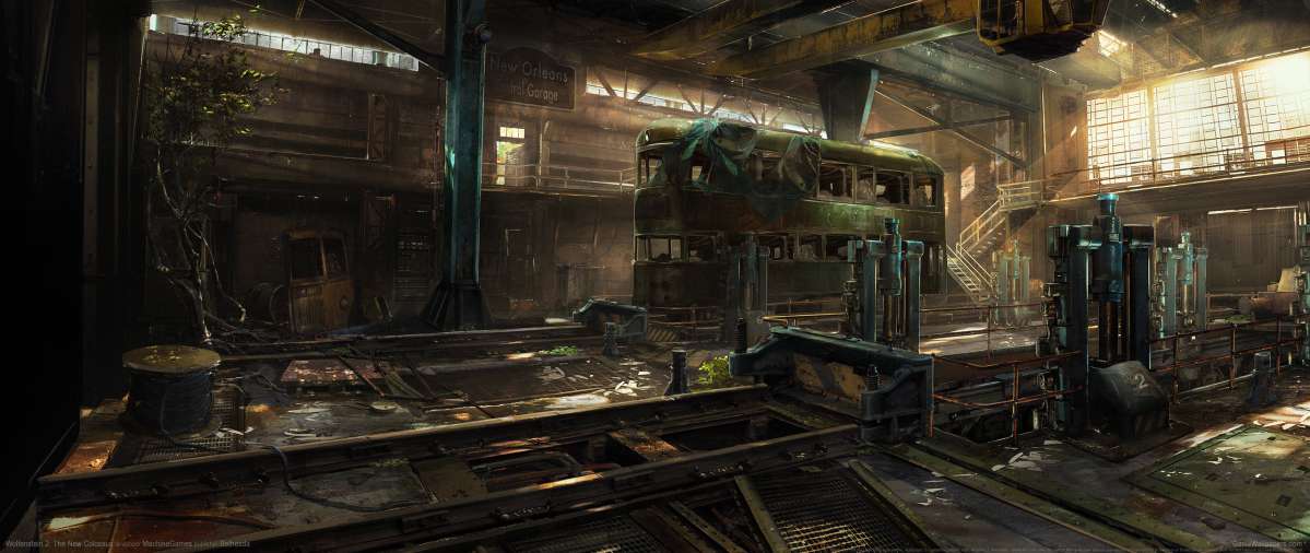 Wolfenstein 2: The New Colossus ultrawide wallpaper or background 11