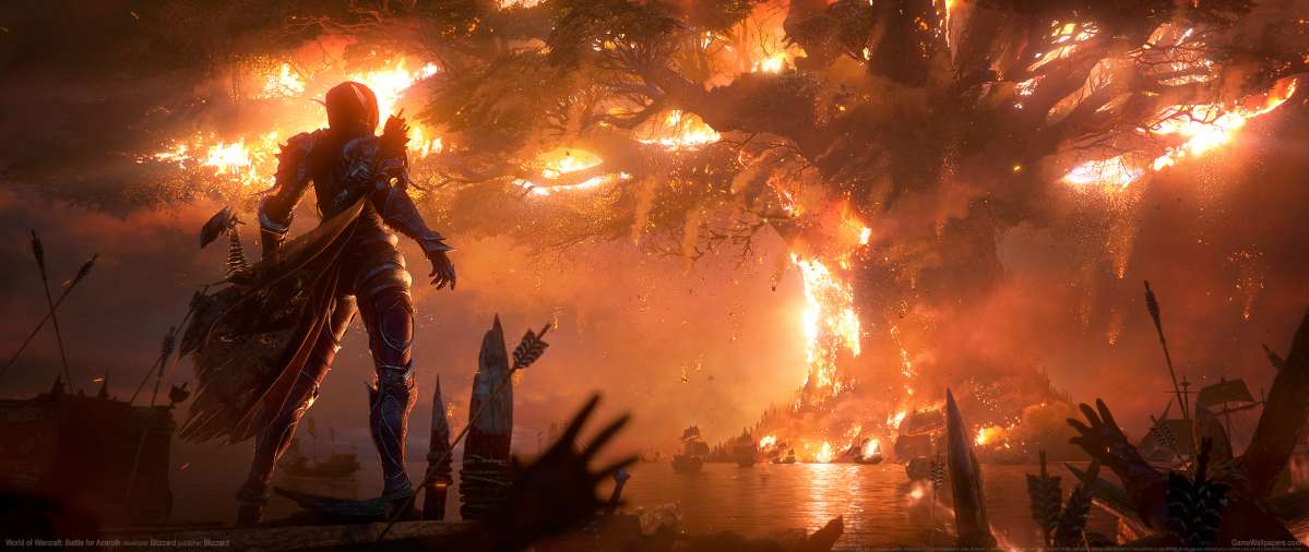 World of Warcraft: Battle for Azeroth ultrawide wallpaper or background 05