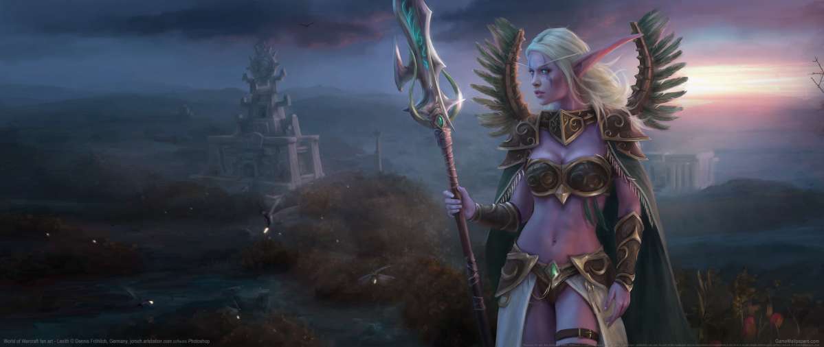 World of Warcraft fan art ultrawide wallpaper or background 10
