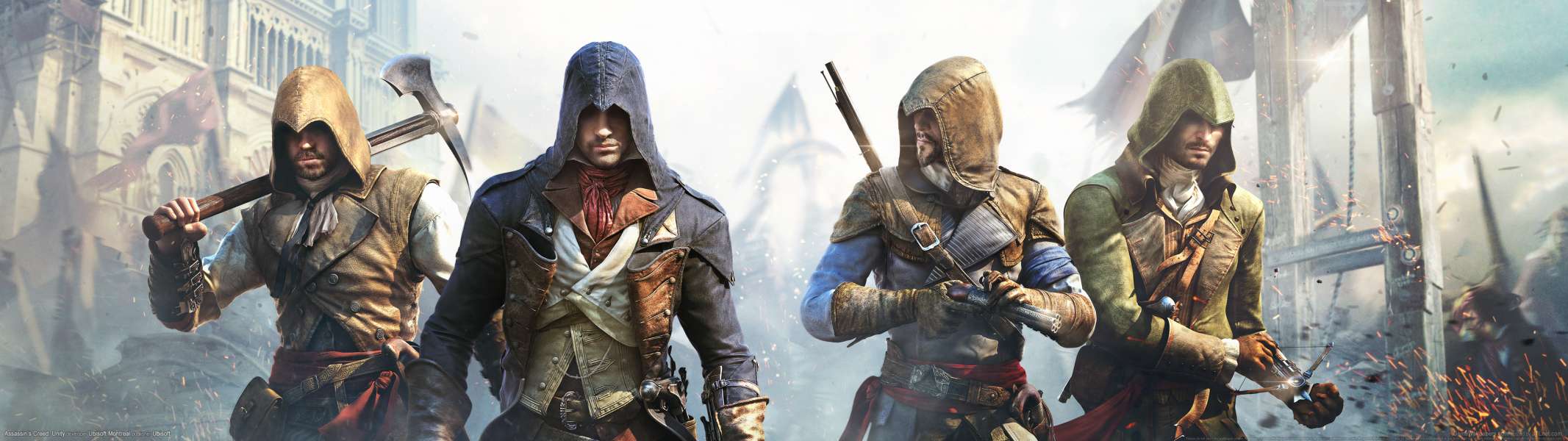 Assassin's Creed: Unity dual screen wallpaper or background