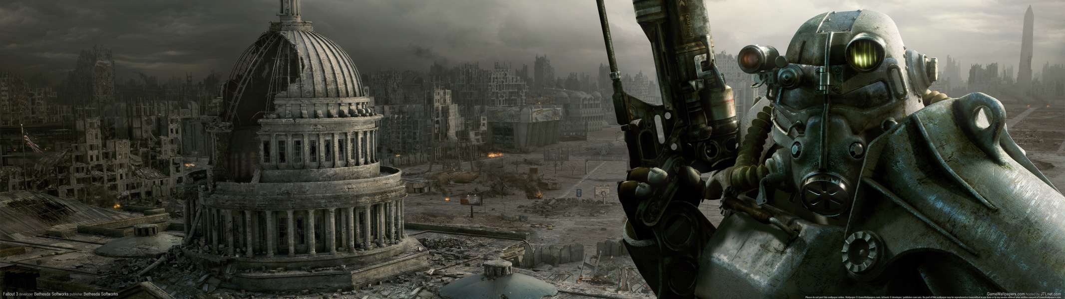 Fallout 3 dual screen wallpaper or background