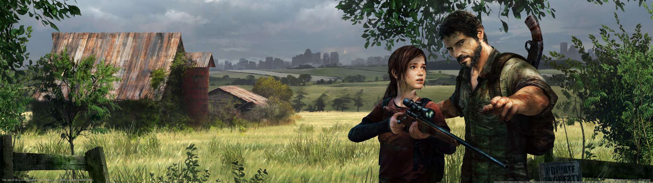 The Last of Us dual screen wallpaper or background