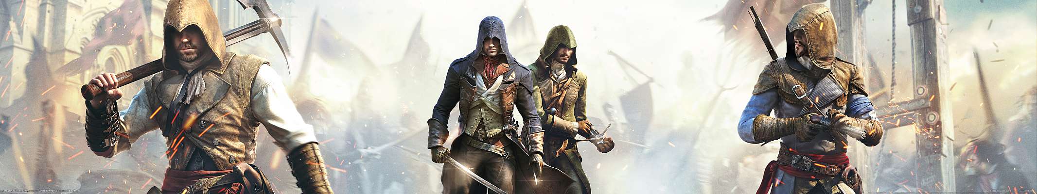 Assassin's Creed: Unity triple screen wallpaper or background