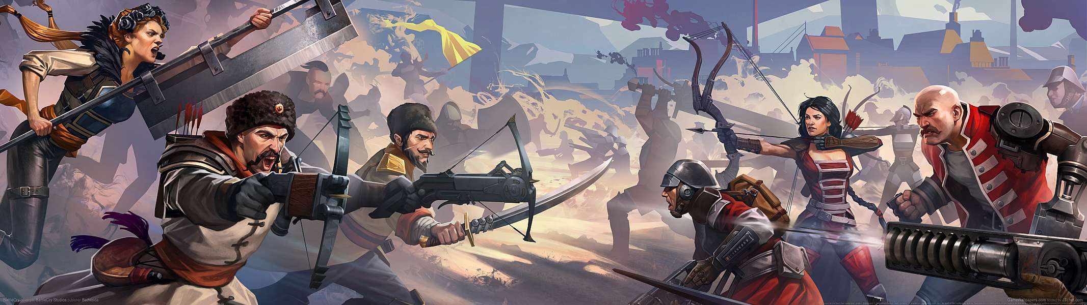 BattleCry dual screen wallpaper or background