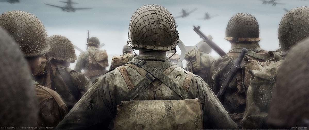 Call of Duty: WW2 ultrawide wallpaper or background 01