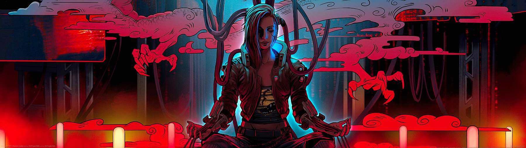 Cyberpunk 2077: Phantom Liberty superwide wallpaper or background 02