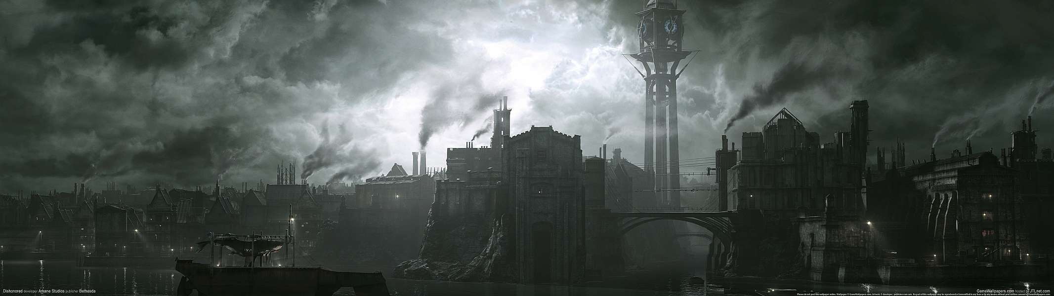 Dishonored dual screen wallpaper or background