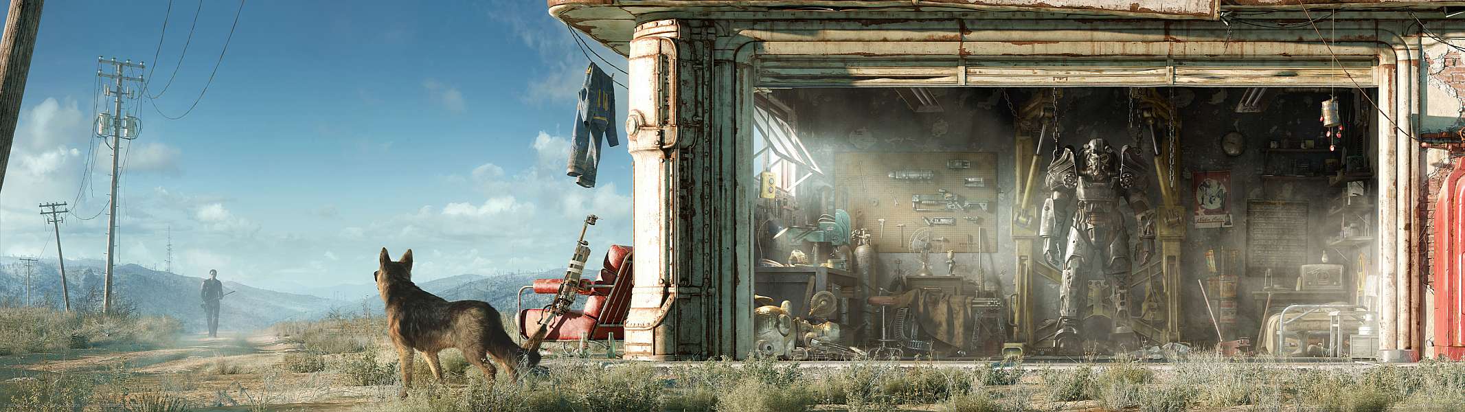 Fallout 4 dual screen wallpaper or background