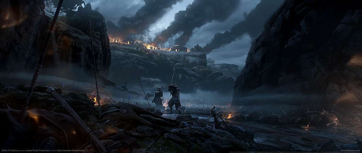 Ghost of Tsushima ultrawide wallpaper or background 05
