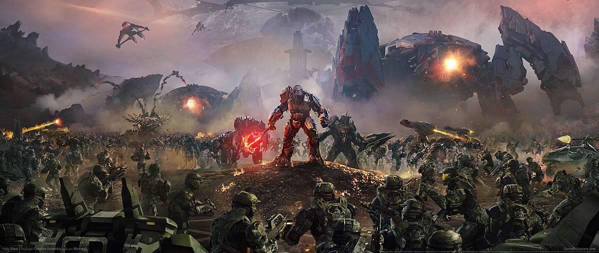 Halo Wars 2 ultrawide wallpaper or background 01