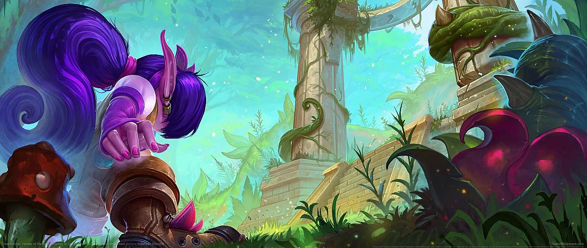 Hearthstone: Heroes of Warcraft - Journey to Un'Goro ultrawide wallpaper or background 03