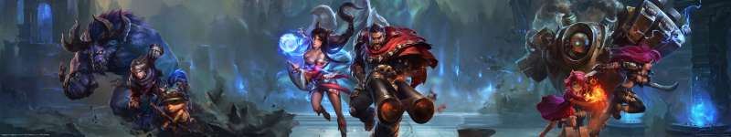 League of Legends triple screen wallpaper or background